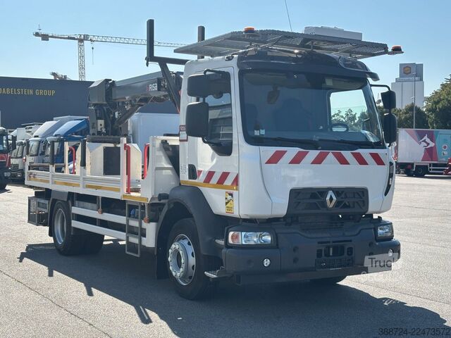 Krautuvas sumontuotas ant sunkvežimio RENAULT D240.13*E6d*Bohrgerät*Klima*Drilling*92.000 km!*