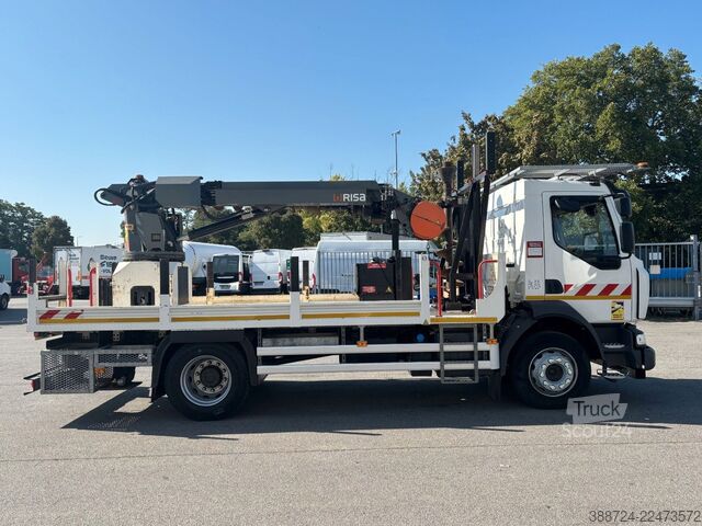 Krautuvas sumontuotas ant sunkvežimio RENAULT D240.13*E6d*Bohrgerät*Klima*Drilling*92.000 km!*