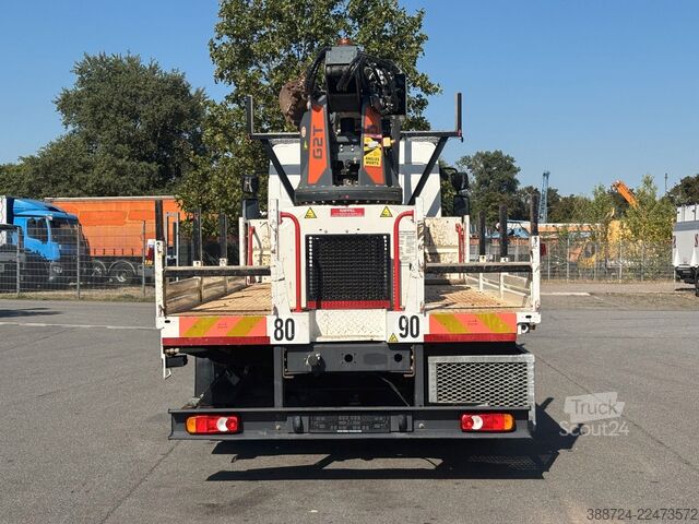 Krautuvas sumontuotas ant sunkvežimio RENAULT D240.13*E6d*Bohrgerät*Klima*Drilling*92.000 km!*