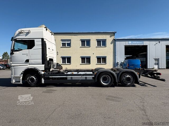 Mainomas kėbulo sunkvežimis MAN TGX 26.470*E6d*Intarder*Lift*TÜV*AHK*2 Tanks*