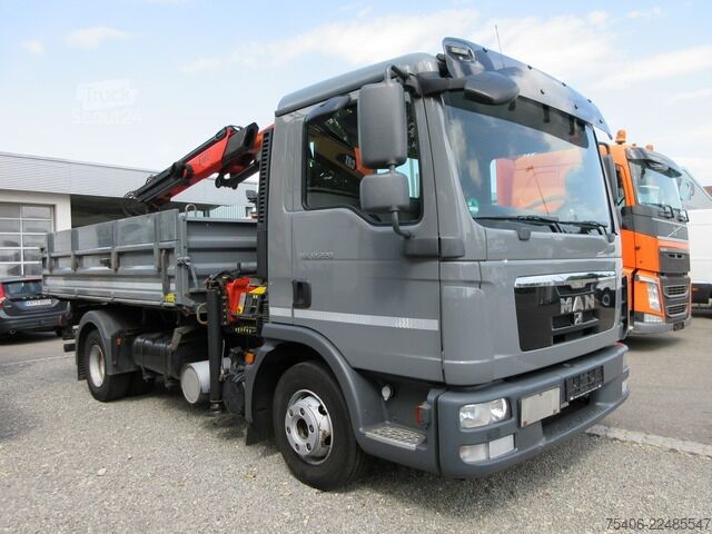 Billenő teherautó man TGL 12.220 4x2 BB,Palfinger PK8501,Schrottspinne