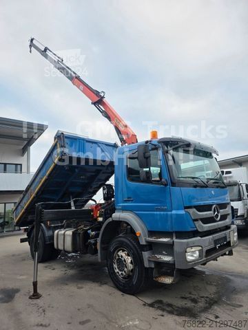 Tovornjak prekucnik MERCEDES-BENZ Axor 1829 / 13m Palfinger Kran FUNK / Meiller