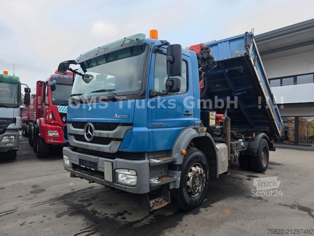 Tristrani prekucnik MERCEDES-BENZ Axor 1829 / 13m Palfinger Kran FUNK / Meiller