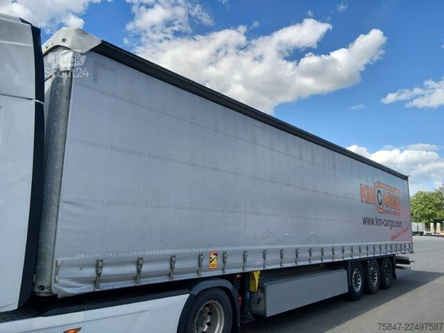 открытый полуприцеп с тентом Schmitz Cargobull SCS 24/L-13.62 EB Liftachse