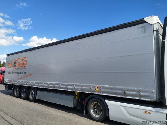 открытый полуприцеп с тентом Schmitz Cargobull SCS 24/L-13.62 EB Liftachse