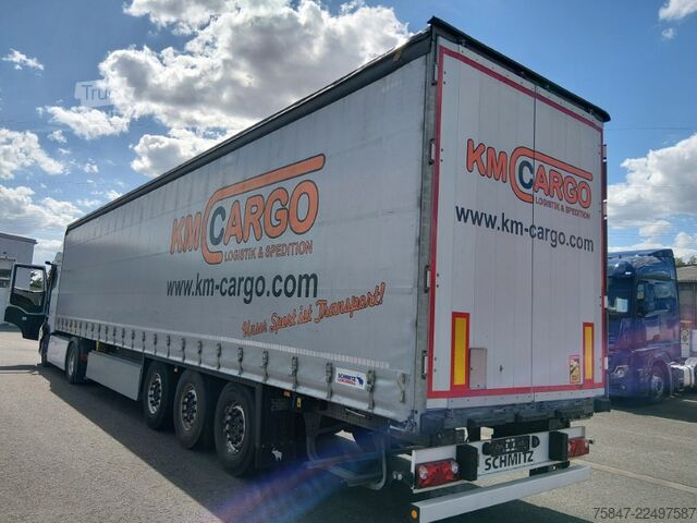 открытый полуприцеп с тентом Schmitz Cargobull SCS 24/L-13.62 EB Liftachse