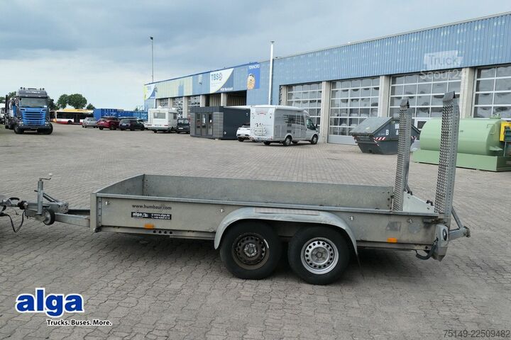 Tieflader Anhänger HUMBAUR HS353718, Verzinkt, Tandem, Rampen, 2,7to. NL,