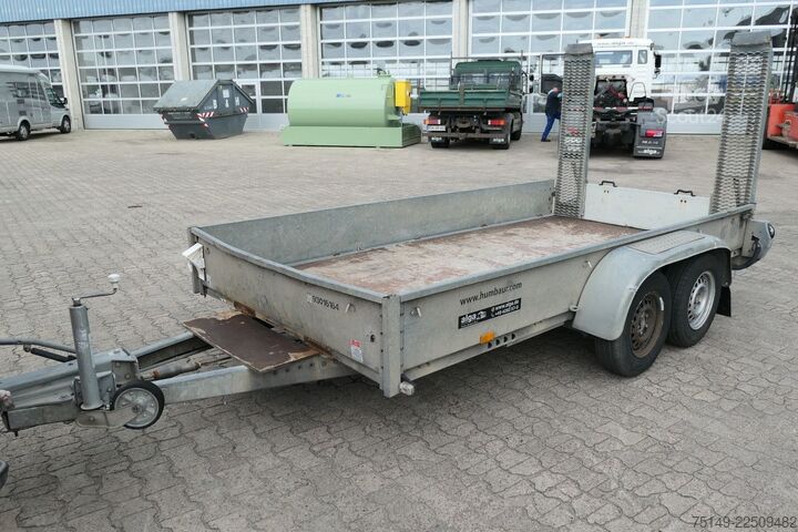 Tieflader Anhänger HUMBAUR HS353718, Verzinkt, Tandem, Rampen, 2,7to. NL,