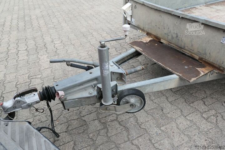 Tieflader Anhänger HUMBAUR HS353718, Verzinkt, Tandem, Rampen, 2,7to. NL,