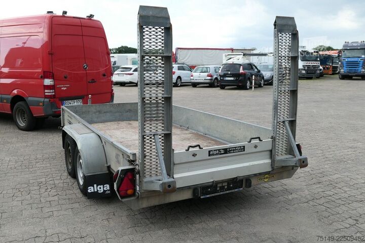 Tieflader Anhänger HUMBAUR HS353718, Verzinkt, Tandem, Rampen, 2,7to. NL,