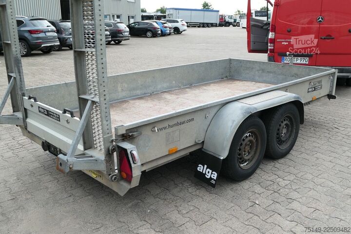 Tieflader Anhänger HUMBAUR HS353718, Verzinkt, Tandem, Rampen, 2,7to. NL,