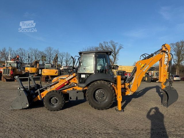 Buldoexcavator CASE 570SV 4+1 Schaufel, Tieflöffel, Telestiel, Klima