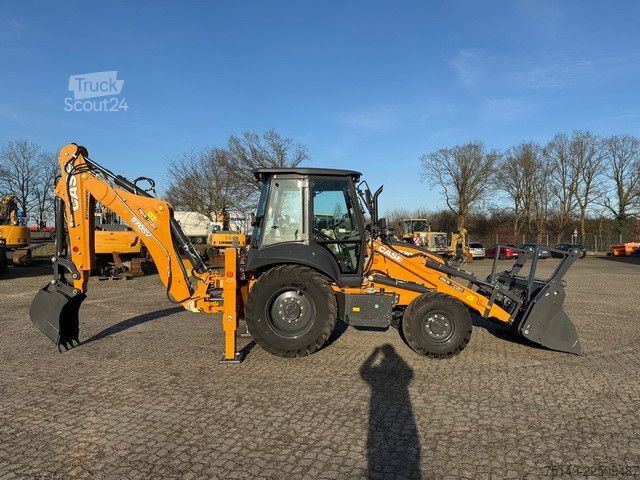 Buldoexcavator CASE 570SV 4+1 Schaufel, Tieflöffel, Telestiel, Klima