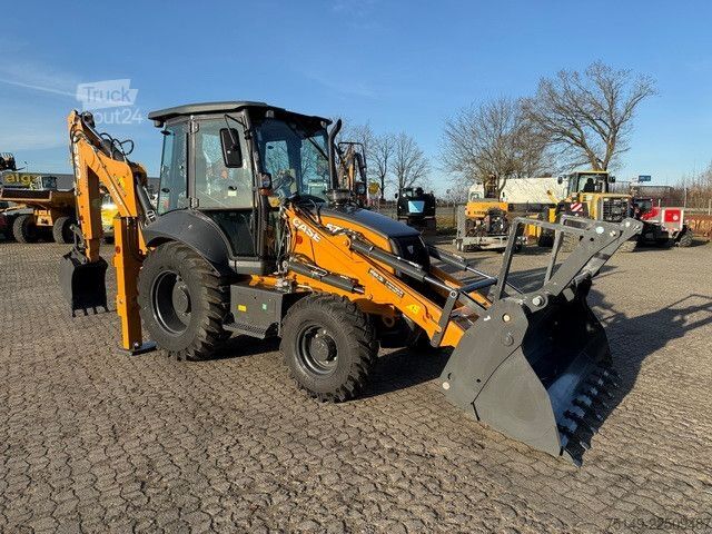 Buldoexcavator CASE 570SV 4+1 Schaufel, Tieflöffel, Telestiel, Klima