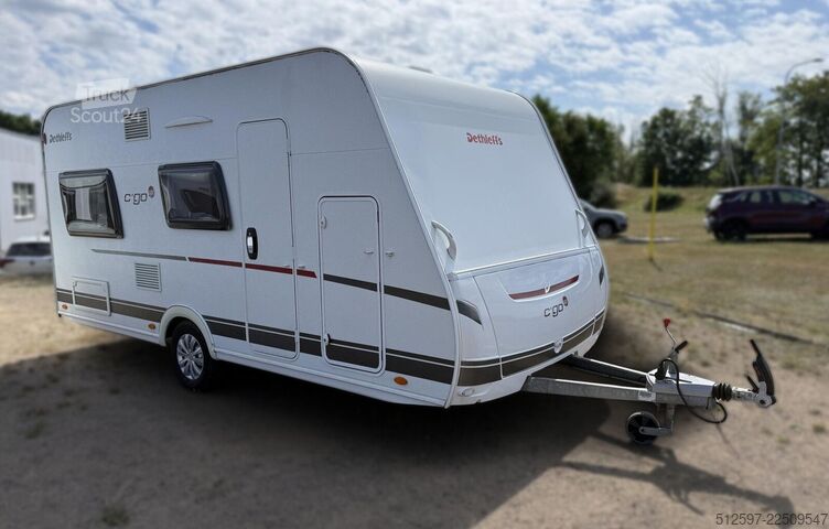 Τροχόσπιτο DETHLEFFS c-go 465 KR Etagen- & Hubbett m. 7-Zonen-Matratz
