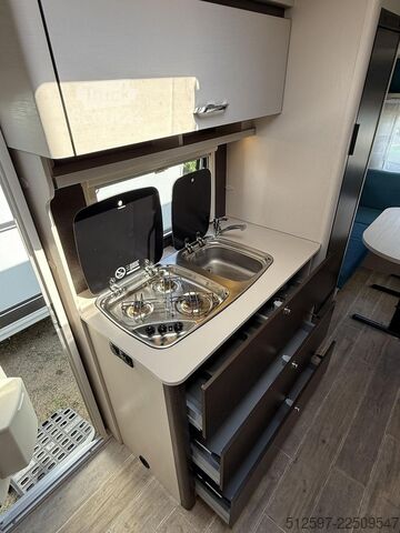 Τροχόσπιτο DETHLEFFS c-go 465 KR Etagen- & Hubbett m. 7-Zonen-Matratz
