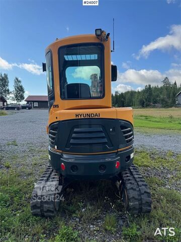 Minibagger Hyundai Robex 30Z Mini excavator - 2 buckets - 230 Hours!