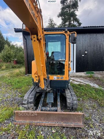 Minibagger Hyundai Robex 30Z Mini excavator - 2 buckets - 230 Hours!