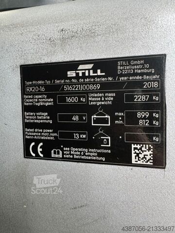 Chariot élévateur frontal Still RX20-16C