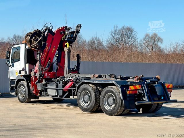 Φορτηγό γερανός roll-off DAF CF 85.460 * ABROLLKIPPER + EPSILON E120Z /6x4