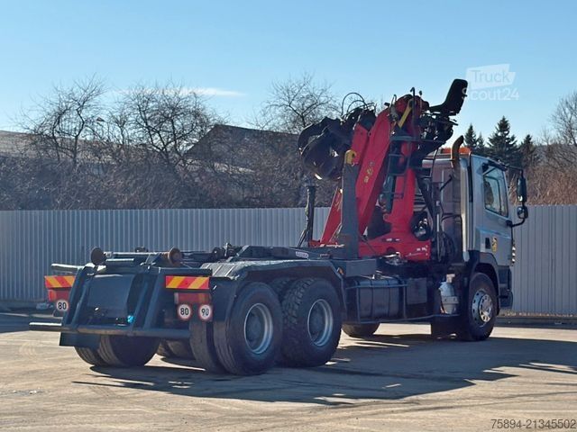 Φορτηγό γερανός roll-off DAF CF 85.460 * ABROLLKIPPER + EPSILON E120Z /6x4