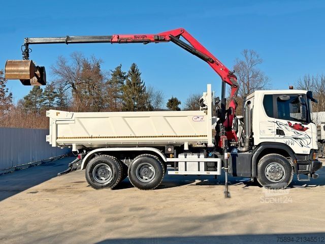Billenő teherautó SCANIA G 410 Kipper 4,90m * HMF 1643 + FUNK *6x4