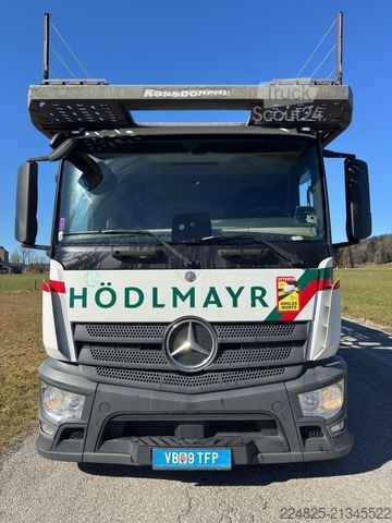 Autószállító teherautó MERCEDES-BENZ ACTROS 1836 KÄSSBOHRER VARIOTRANS + SUPERTRANS