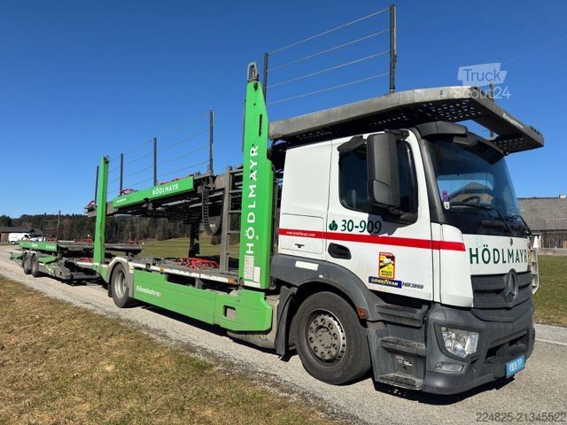 Autószállító teherautó MERCEDES-BENZ ACTROS 1836 KÄSSBOHRER VARIOTRANS + SUPERTRANS