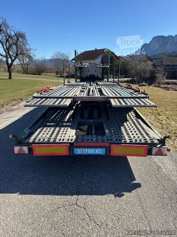 Autószállító teherautó MERCEDES-BENZ ACTROS 1836 KÄSSBOHRER VARIOTRANS + SUPERTRANS