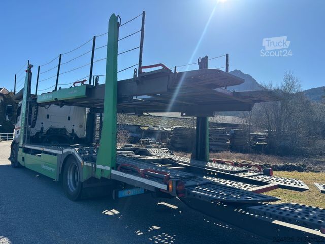 Autószállító teherautó MERCEDES-BENZ ACTROS 1836 KÄSSBOHRER VARIOTRANS + SUPERTRANS