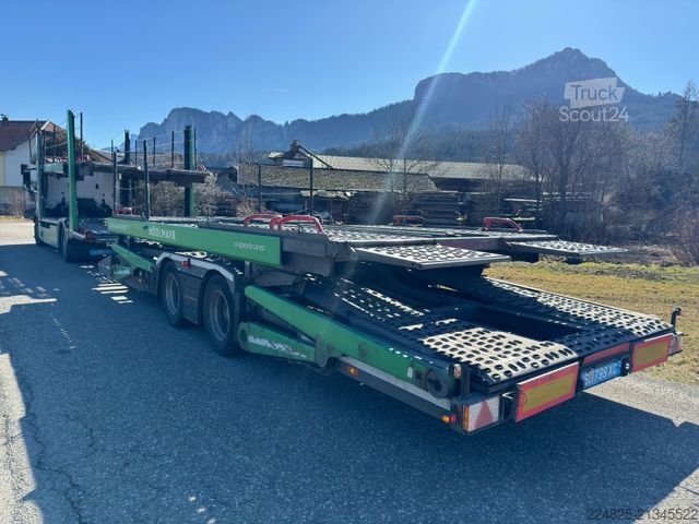 Autószállító teherautó MERCEDES-BENZ ACTROS 1836 KÄSSBOHRER VARIOTRANS + SUPERTRANS