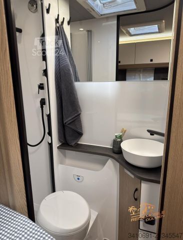 Yarı entegre karavan HOBBY OnTour T 700 FH TCombi6 DuoControl Paket-Safety