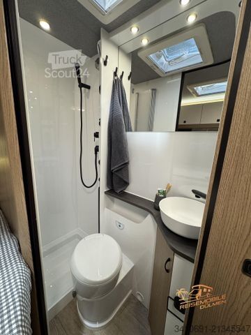 Yarı entegre karavan HOBBY OnTour T 700 FH TCombi6 DuoControl Paket-Safety