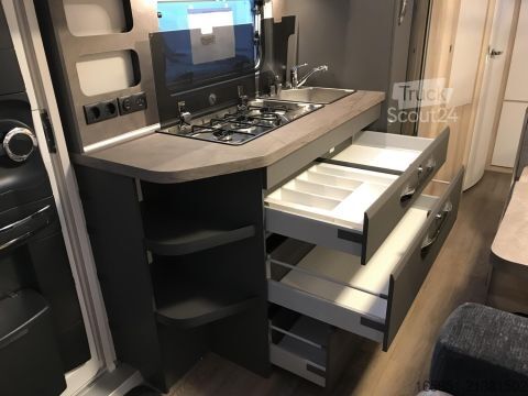 Wohnwagen Hobby De Luxe 545 KMF Mod.2026 2000kg Garage