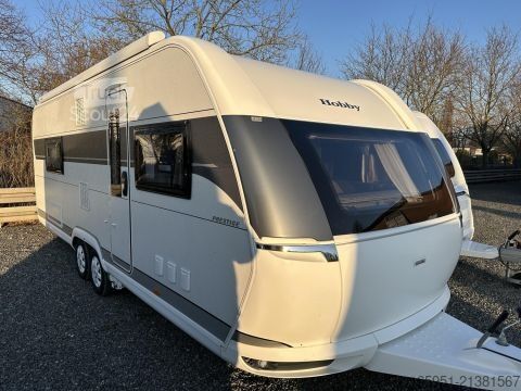 Wohnwagen Hobby Prestige 660 WFC Mover ! Klimaanlage !