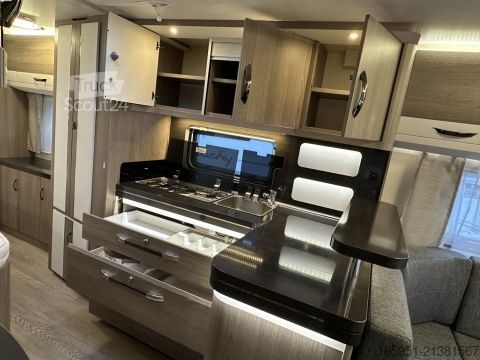 Wohnwagen Hobby Prestige 660 WFC Mover ! Klimaanlage !