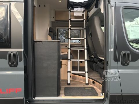 Autocaravana Sunlight Camper Van CLIFF 600 Adventure Edition Schlafdach, Dieseltank 90 L