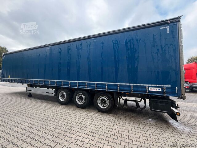 Nyitott ponyvás félpótkocsi SCHMITZ CARGOBULL SCS 24/L - 13.62, XL, Daimler, Getränke