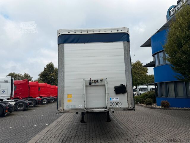 Nyitott ponyvás félpótkocsi SCHMITZ CARGOBULL SCS 24/L - 13.62, XL, Daimler, Getränke