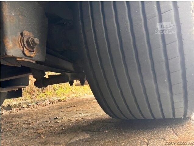 Open oplegger met zeil KRONE SZ Mega mit 435/50R19,5 Bereifung - Edscha - SAF