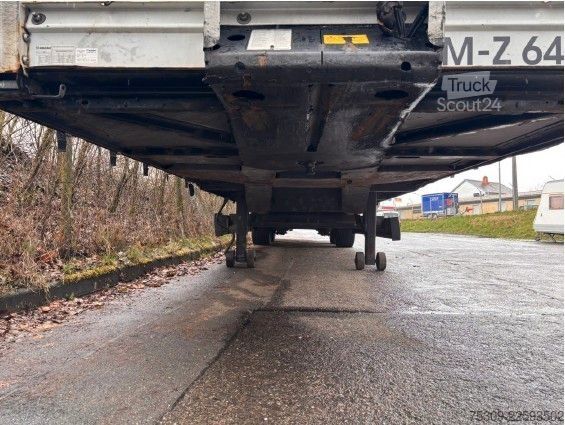 Open oplegger met zeil KRONE SZ Mega mit 435/50R19,5 Bereifung - Edscha - SAF