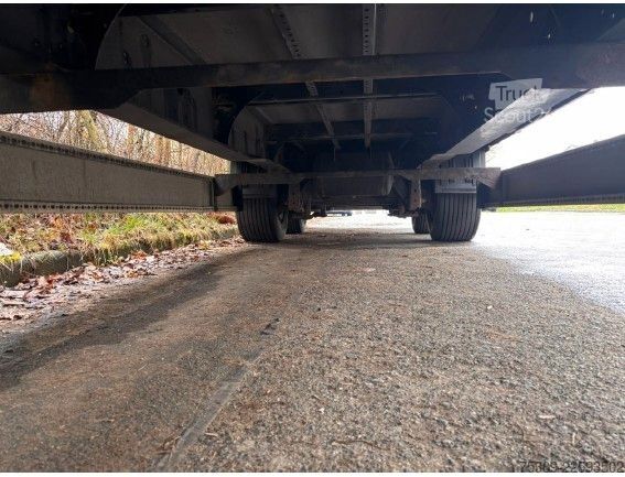 Open oplegger met zeil KRONE SZ Mega mit 435/50R19,5 Bereifung - Edscha - SAF
