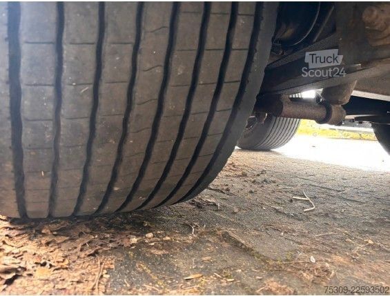 Open oplegger met zeil KRONE SZ Mega mit 435/50R19,5 Bereifung - Edscha - SAF
