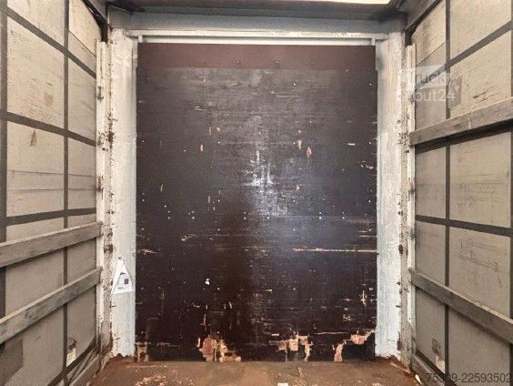 Open oplegger met zeil KRONE SZ Mega mit 435/50R19,5 Bereifung - Edscha - SAF