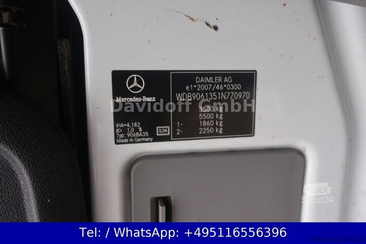 Фургон с брезентова завеса MERCEDES-BENZ Nr.169 Sprinter Pritsche Plane 316 CDI / Sitzhz.
