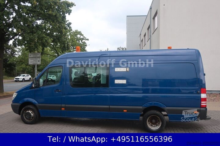 Hög tak skåpbil MERCEDES-BENZ Nr.120 Sprinter 513CDI 1.Hand / Werkstatt / DoKa