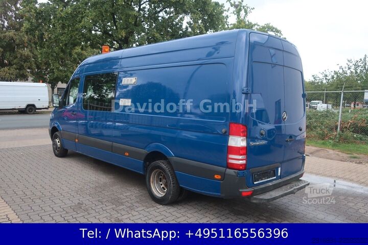 Hög tak skåpbil MERCEDES-BENZ Nr.120 Sprinter 513CDI 1.Hand / Werkstatt / DoKa