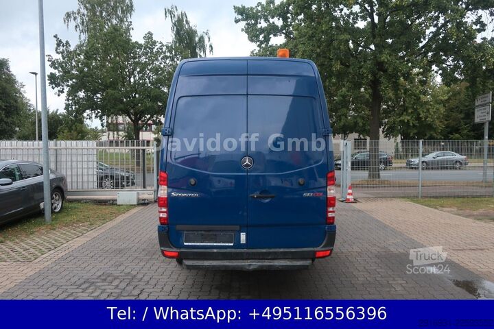 Hög tak skåpbil MERCEDES-BENZ Nr.120 Sprinter 513CDI 1.Hand / Werkstatt / DoKa