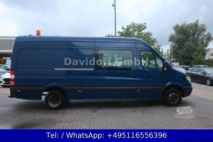 Hög tak skåpbil MERCEDES-BENZ Nr.120 Sprinter 513CDI 1.Hand / Werkstatt / DoKa