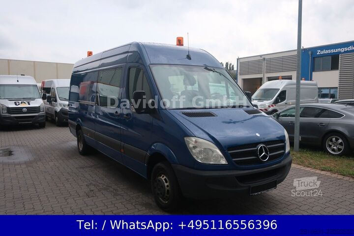 Hög tak skåpbil MERCEDES-BENZ Nr.120 Sprinter 513CDI 1.Hand / Werkstatt / DoKa